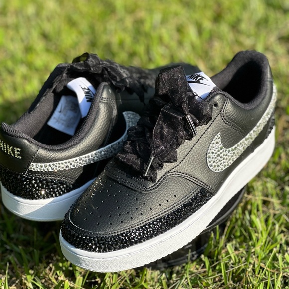 Blinged Out Nike Court Visions - Picture 4 of 4